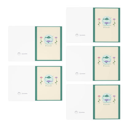 Pisces Greeting Cards 5-Pack - Blank